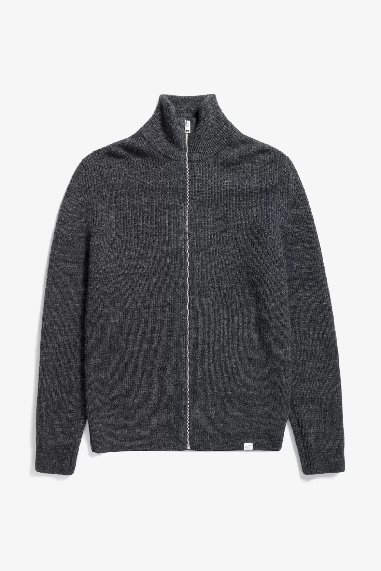 Norse Projects Hagen Wool Cotton Rib Full Zip Jacket