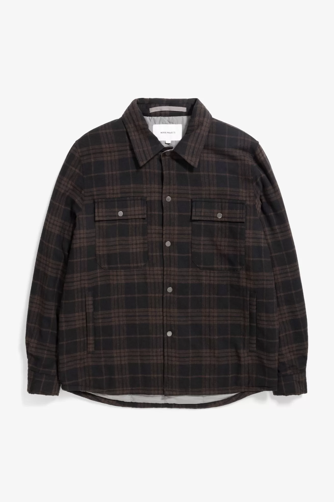 Norse Projects Hjalmer Insulated Wool Check Overshirt