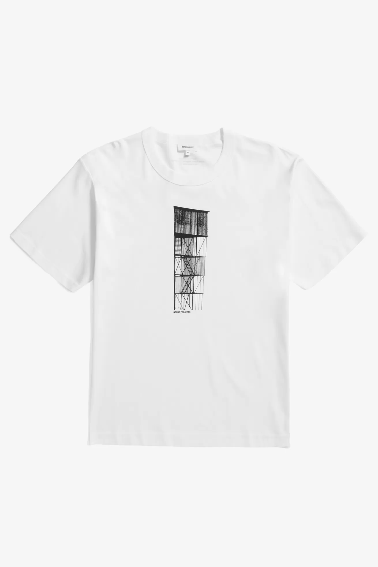 Norse Projects Holger Organic Interlock Tower Print T-Shirt