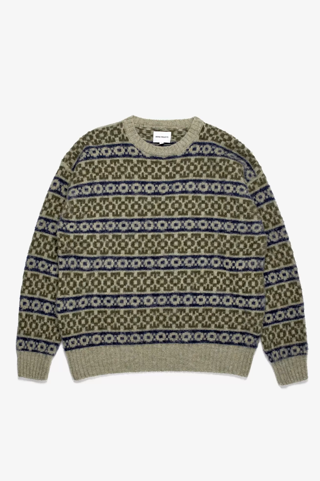 Norse Projects Jonas Scottish Lambswool Fair Isle Sweater