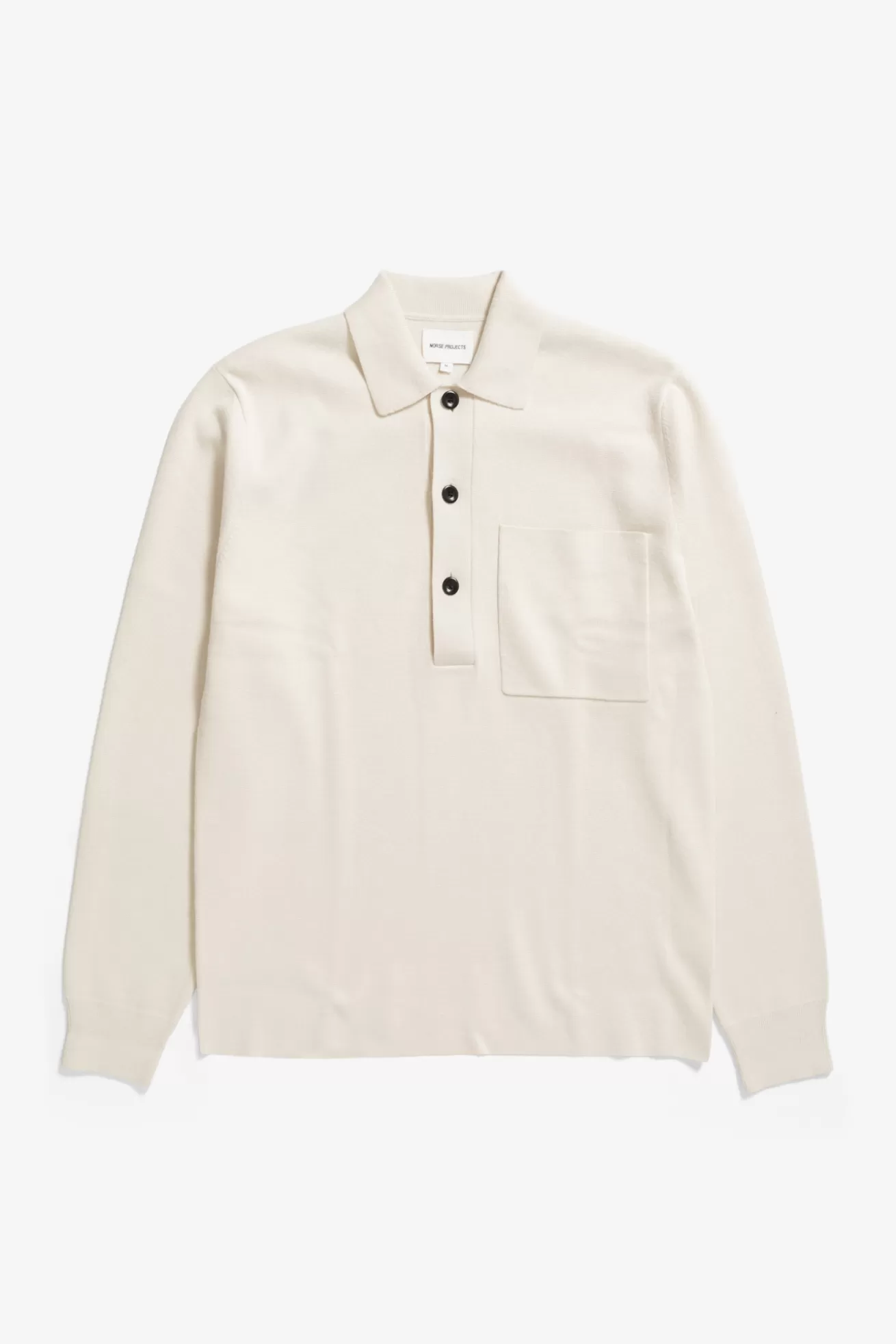 Norse Projects Kian Merino Cotton Milano Polo