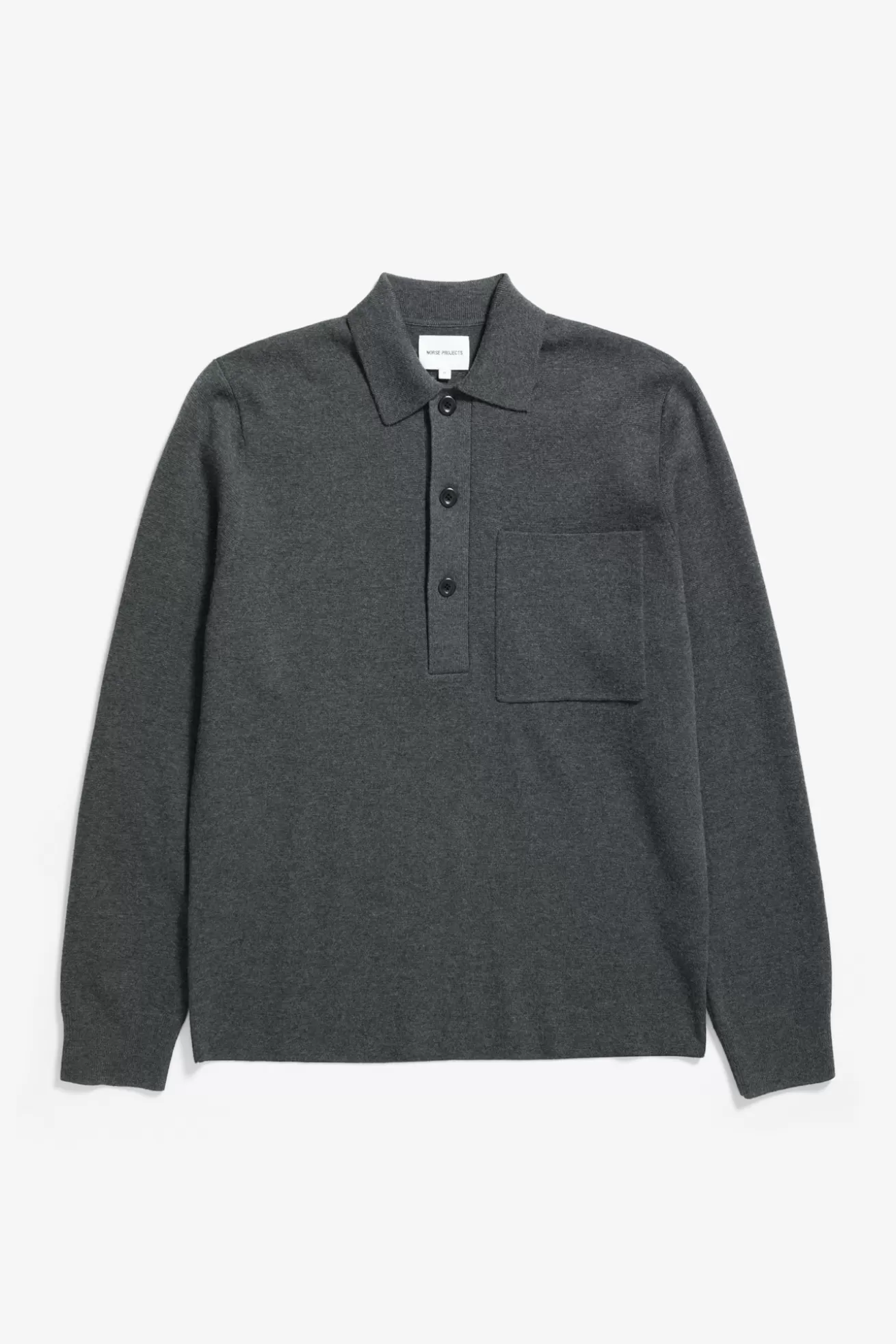 Norse Projects Kian Merino Cotton Milano Polo