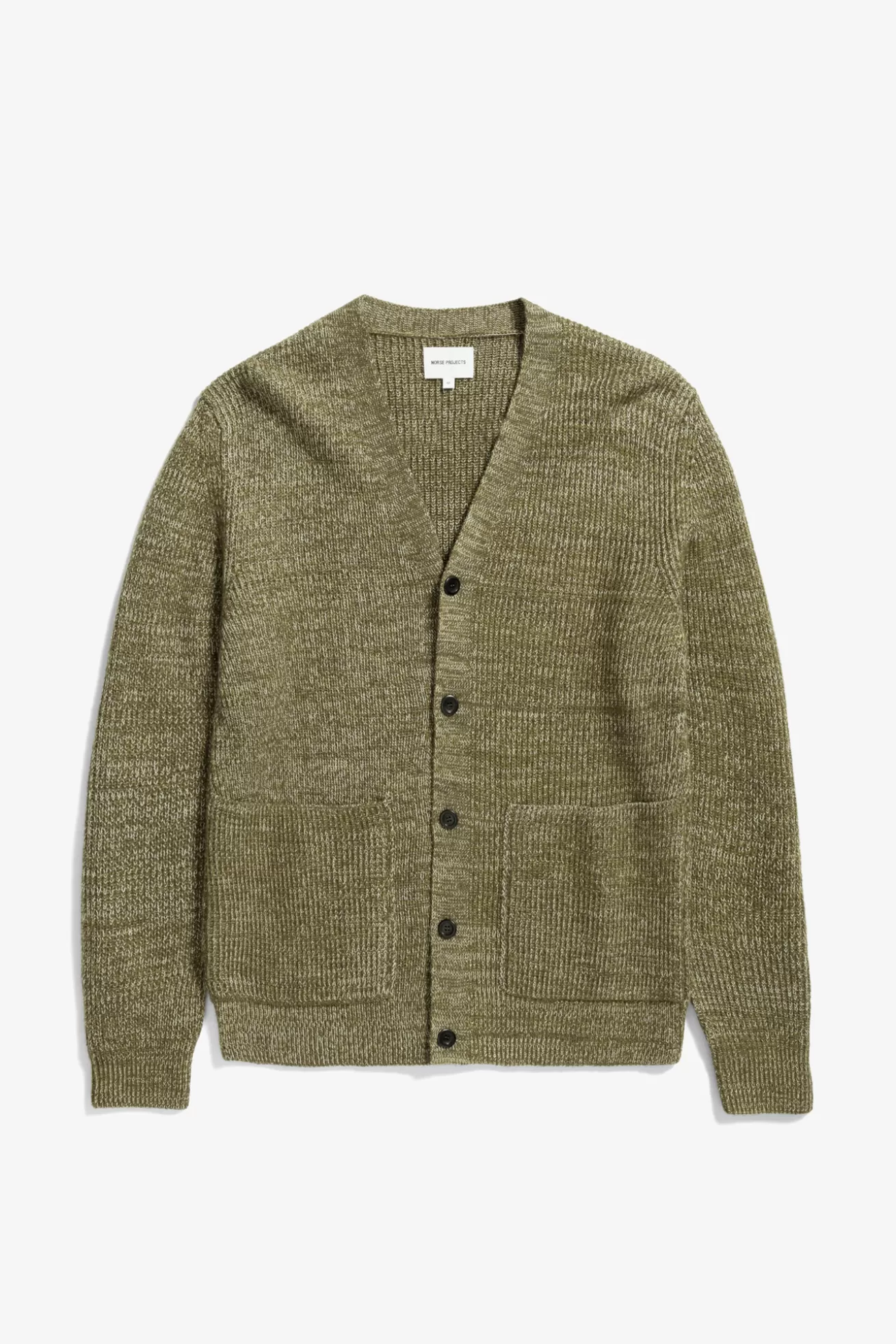 Norse Projects Loki Wool Cotton Rib Cardigan