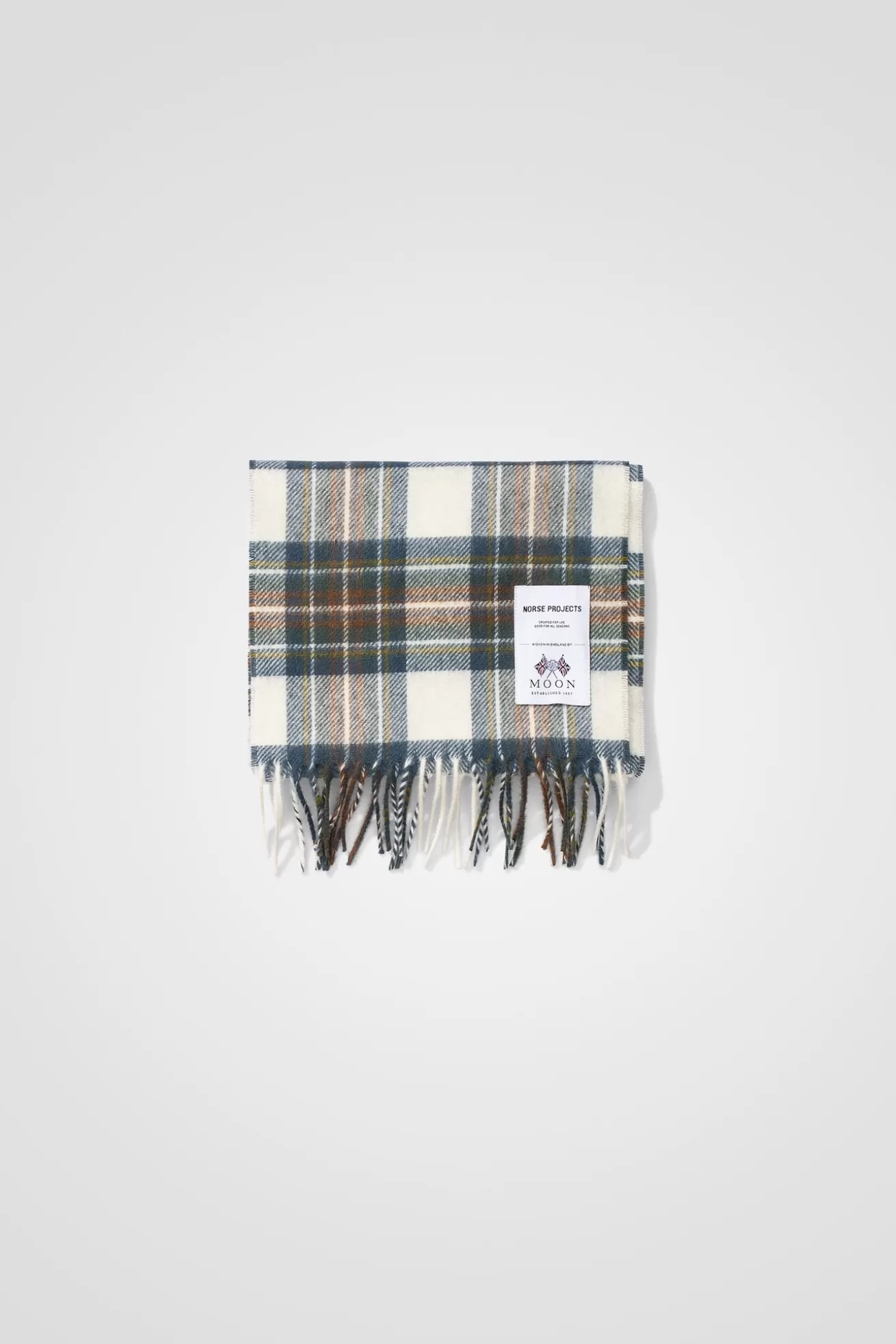 Norse Projects Moon Checked Lambswool Scarf