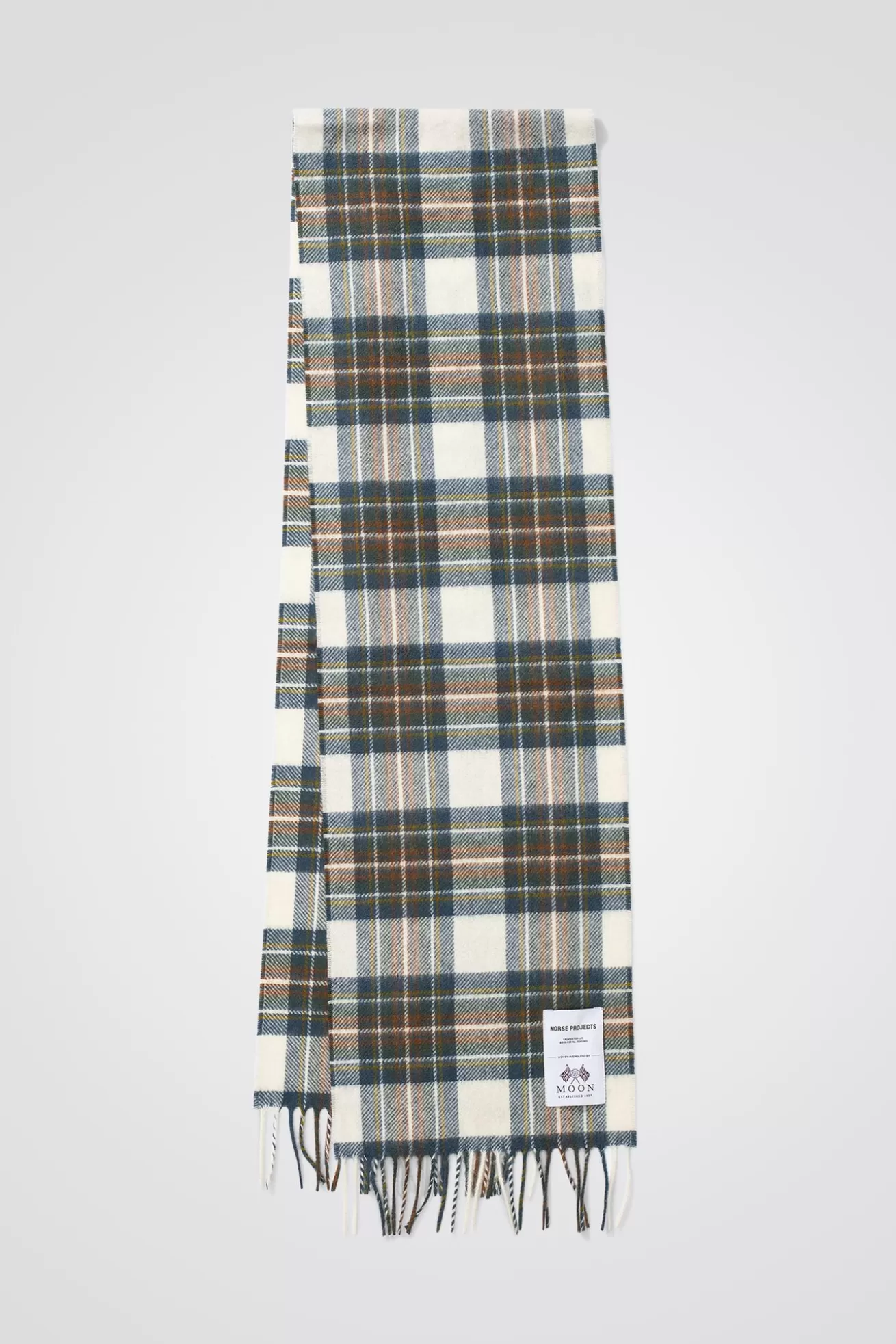 Norse Projects Moon Checked Lambswool Scarf