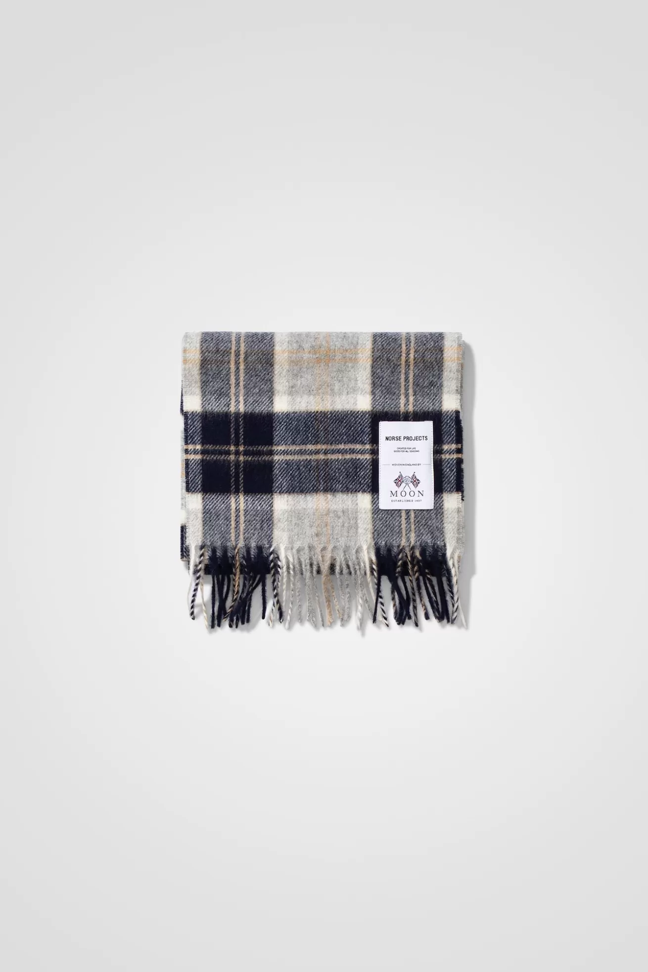 Norse Projects Moon Checked Lambswool Scarf