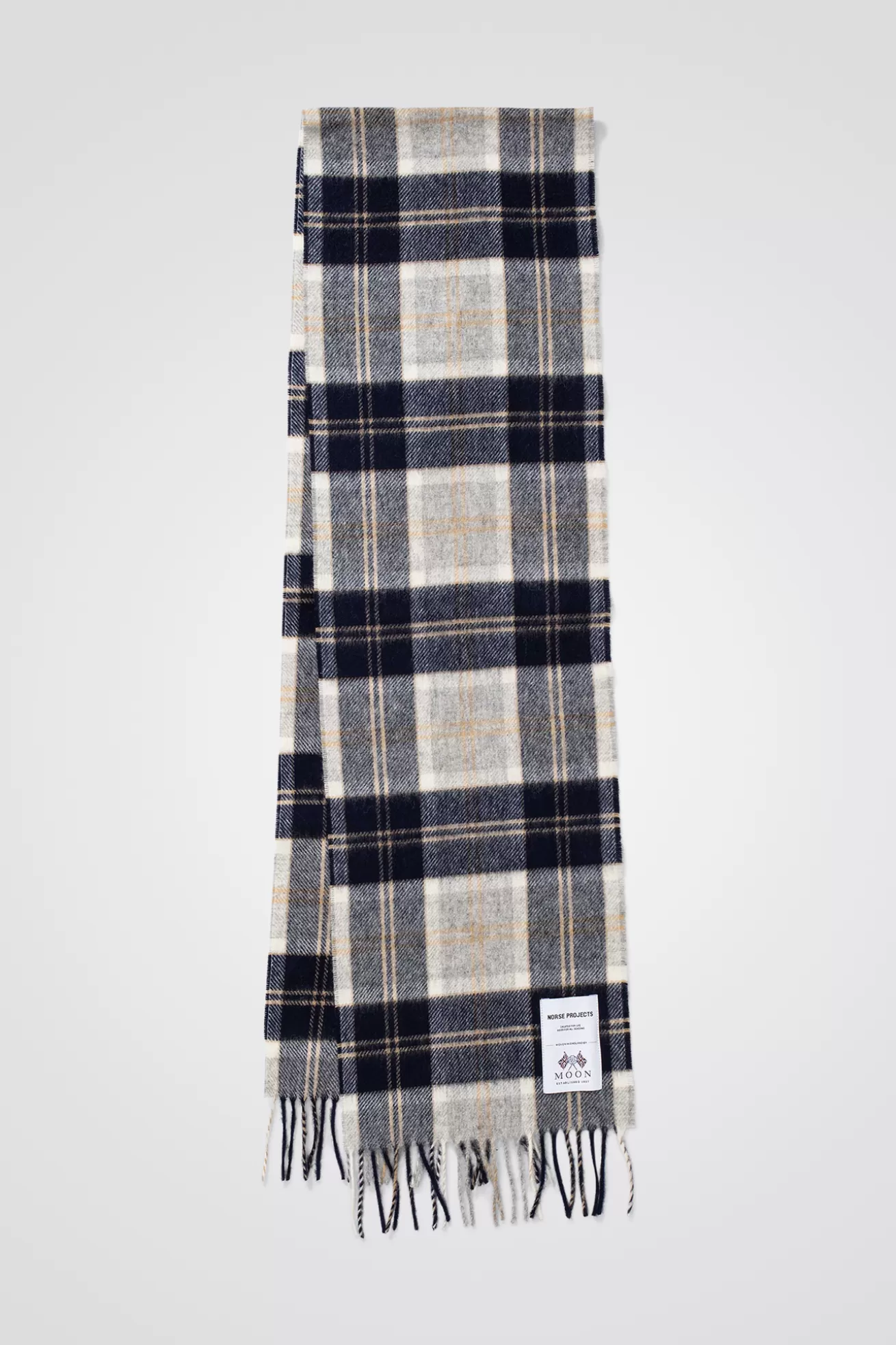 Norse Projects Moon Checked Lambswool Scarf