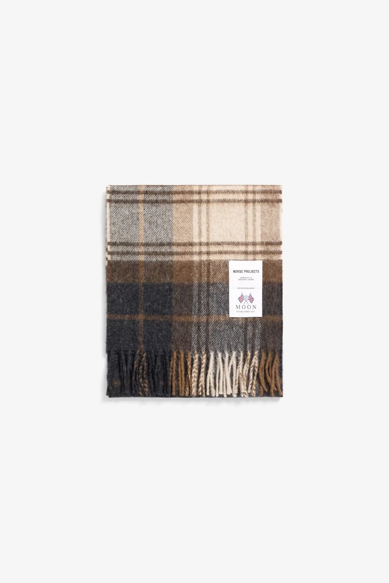 Norse Projects Moon Checked Merino Lambswool Scarf