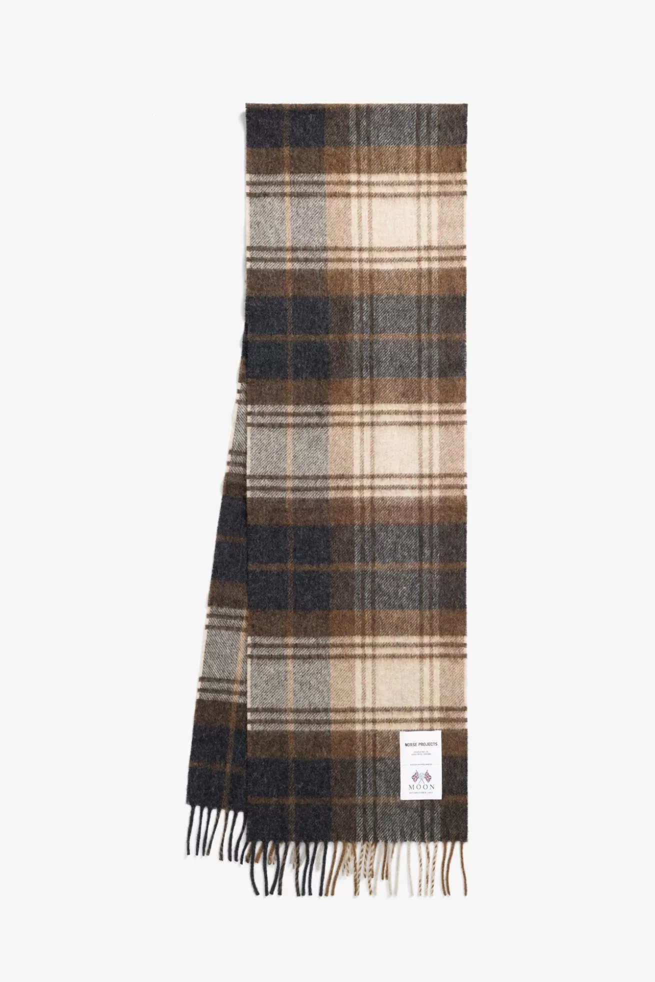 Norse Projects Moon Checked Merino Lambswool Scarf