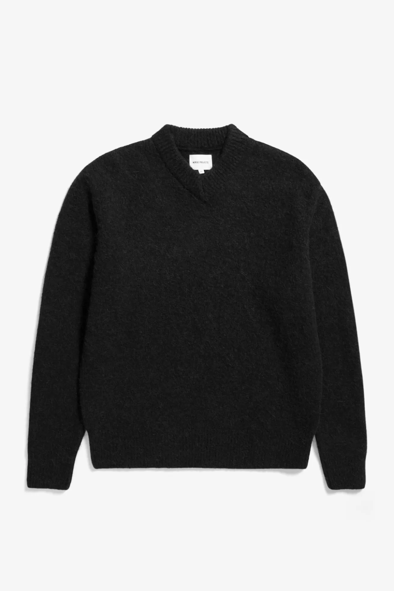 Norse Projects Rasmus Relaxed Brushed V-Neck Sweater