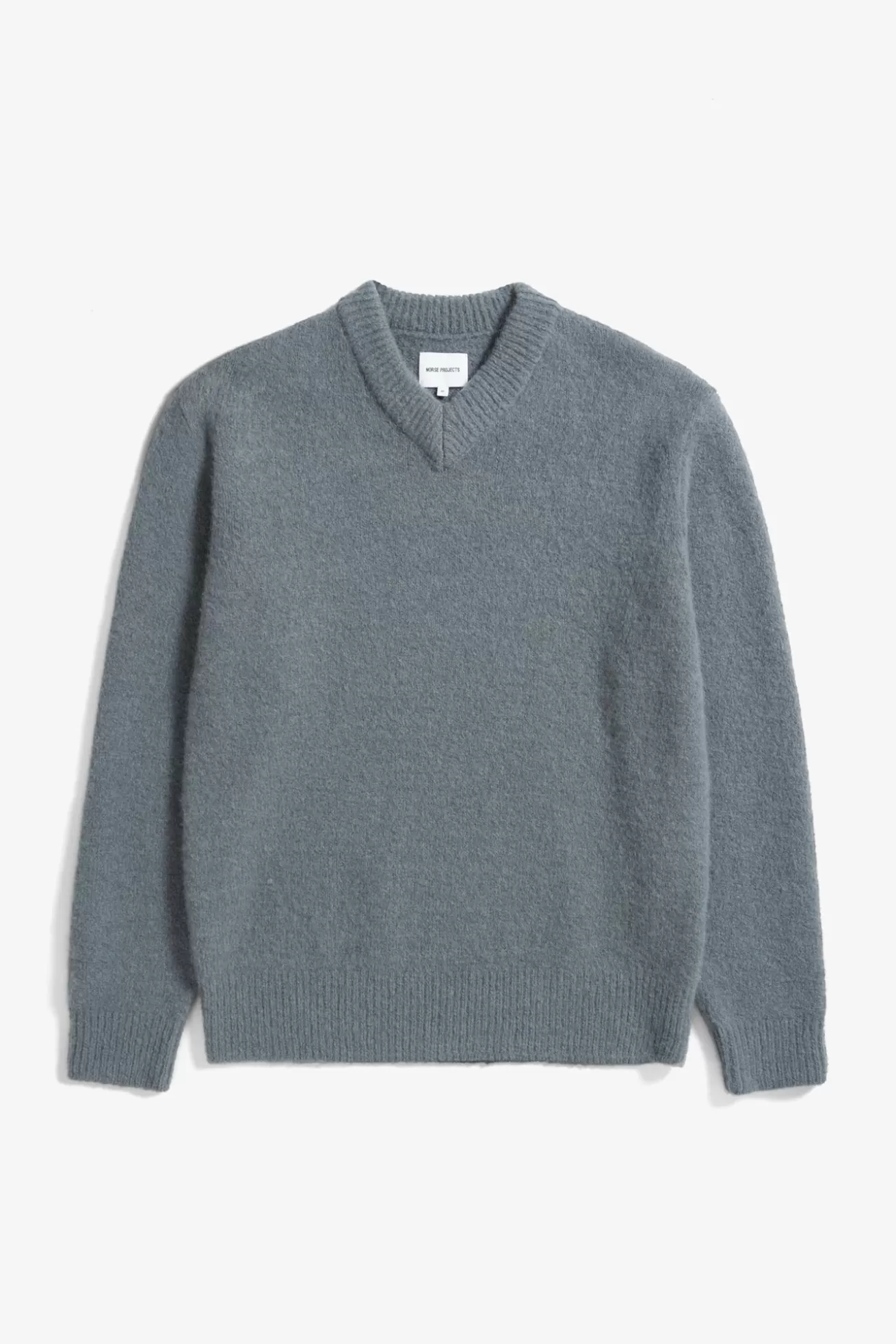 Norse Projects Rasmus Relaxed Brushed V-Neck Sweater