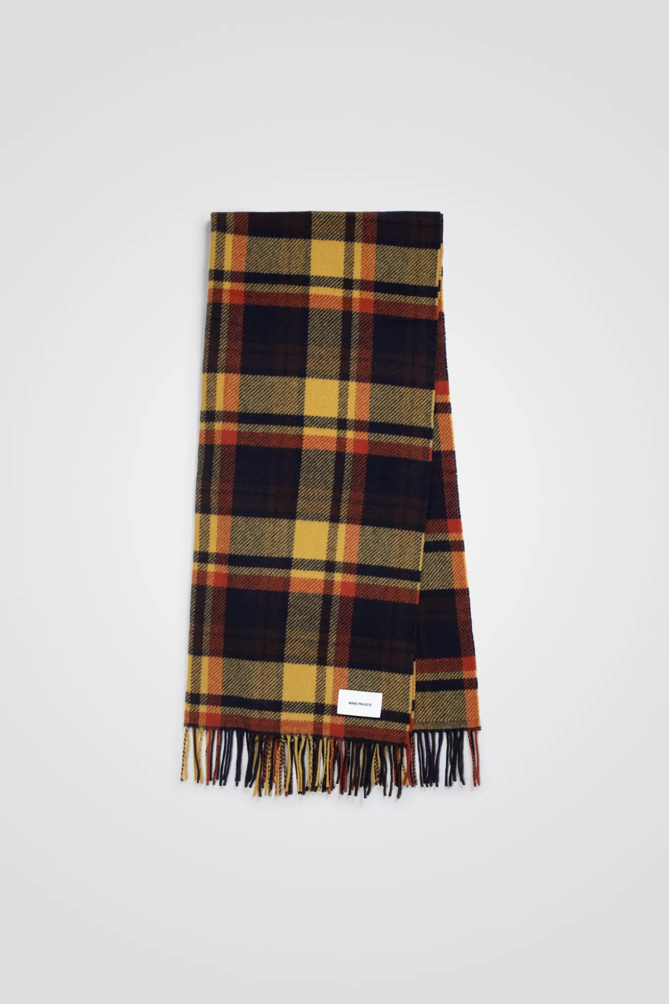 Norse Projects Virgin Wool Checked Scarf