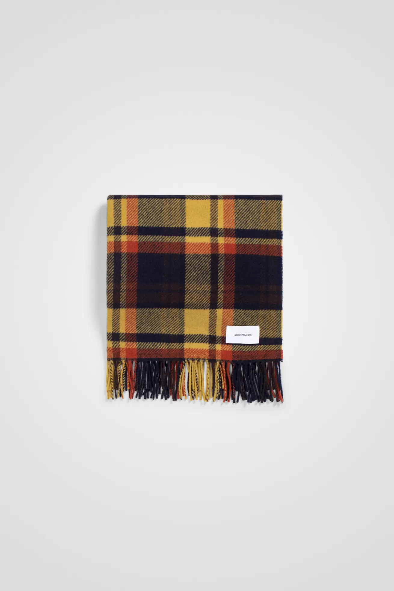 Norse Projects Virgin Wool Checked Scarf