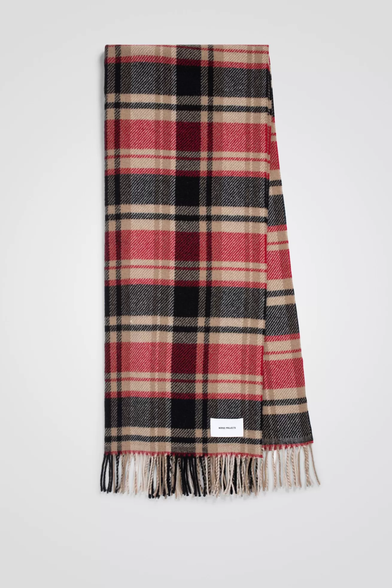 Norse Projects Virgin Wool Checked Scarf