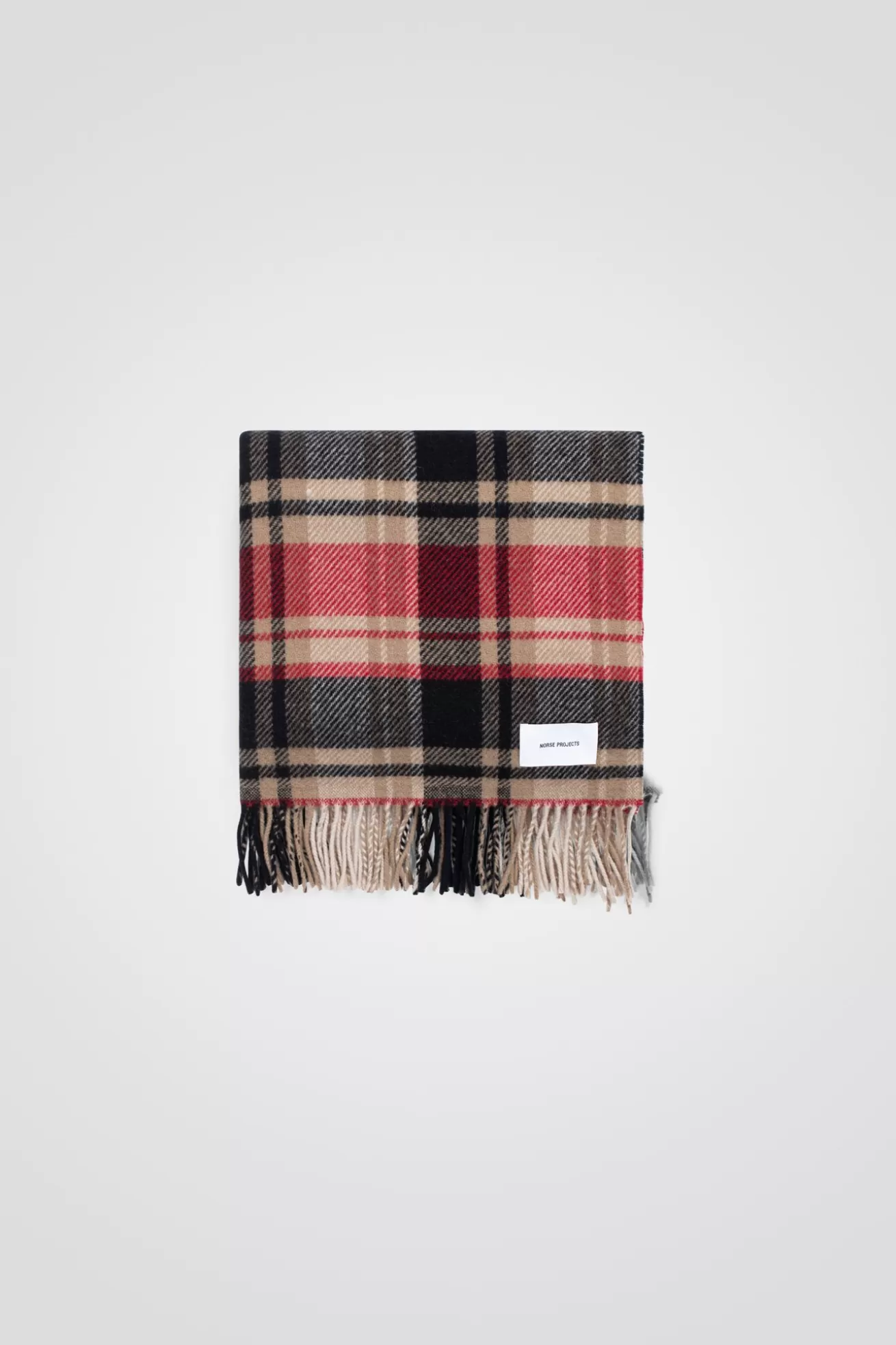 Norse Projects Virgin Wool Checked Scarf